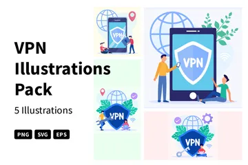 VPN Illustration Pack