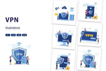 VPN Illustration Pack