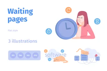 Waiting Pages Illustration Pack