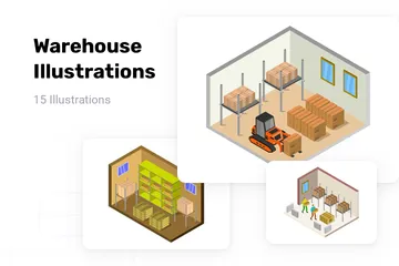 Warehouse Illustration Pack