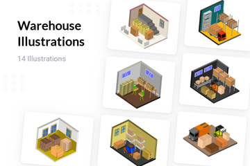 Warehouse Illustration Pack