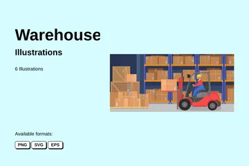 Warehouse Illustration Pack