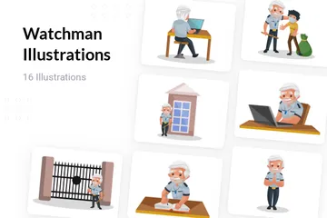 Watchman Illustration Pack
