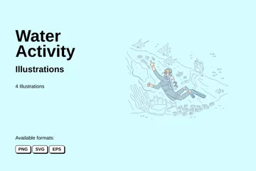 Water Activity Illustration Pack