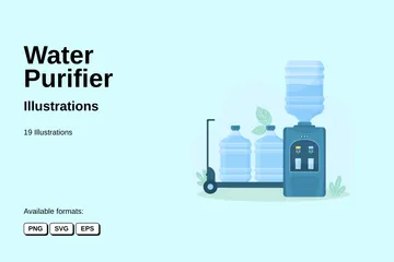 Water Purifier Illustration Pack