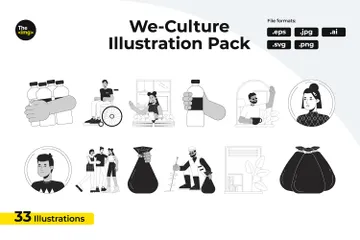 We-culture Illustration Pack