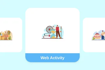 Web Activity Illustration Pack