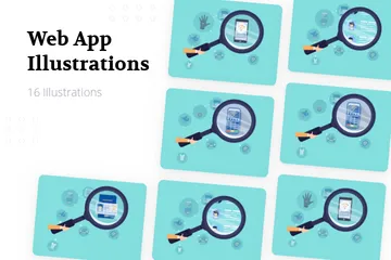 Web-App Illustrationspack
