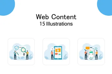 Web Content Illustration Pack