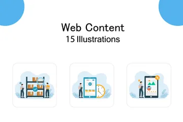 Web Content Illustration Pack