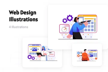 Web-Design Illustrationspack