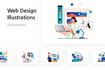 Web Design Illustration Pack