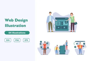 Web Design Illustration Pack