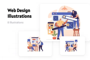 Web Design Illustration Pack