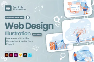 Web Design Illustration Pack