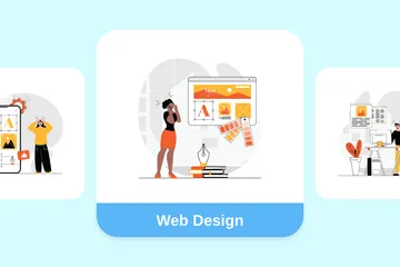 Web Design Illustration Pack