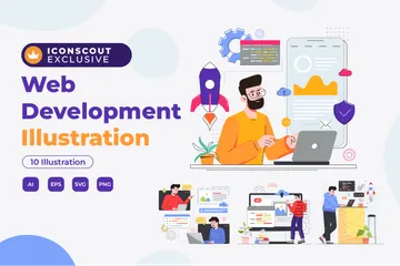 Web Development Illustration Pack