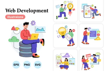 Web Development Illustration Pack