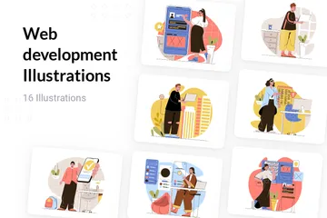 Web Development Illustration Pack