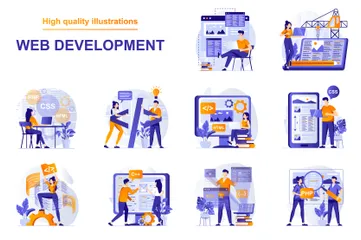 Web Development Illustration Pack