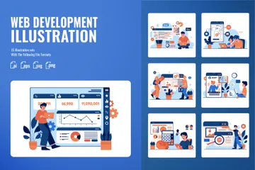 Web Development Illustration Pack