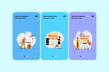 Web Development Illustration Pack