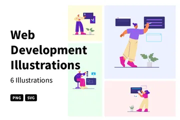 Web Development Illustration Pack