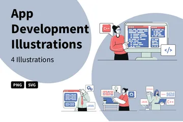 Web Development Illustration Pack