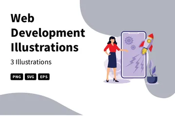 Web Development Illustration Pack