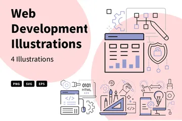 Web Development Illustration Pack