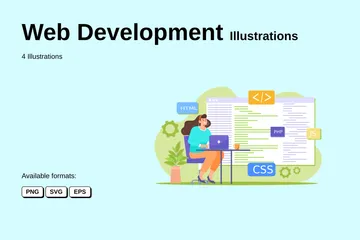 Web Development Illustration Pack