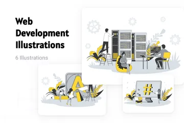 Web Development Illustration Pack