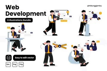 Web Development Illustration Pack