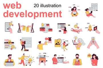 Web Development Illustration Pack