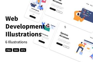 Web Development Illustration Pack