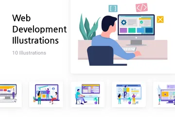 Web Development Illustration Pack