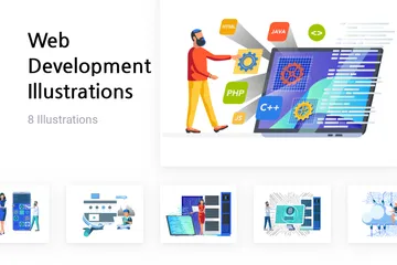 Web Development Illustration Pack