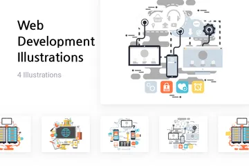 Web Development Illustration Pack