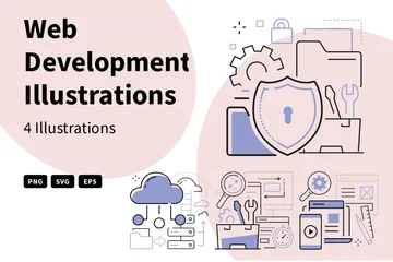 Web Development Illustration Pack