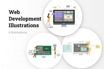 Web Development Illustration Pack