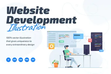 Web Development Illustration Pack