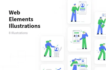 Web Elements Illustration Pack