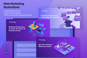 Web Marketing Illustration Pack