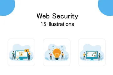 Web Security Illustration Pack