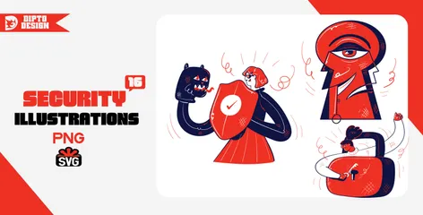 Web Security Illustration Pack