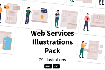 Web Services Illustration Pack