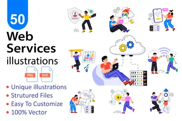 Web Services Illustration Pack