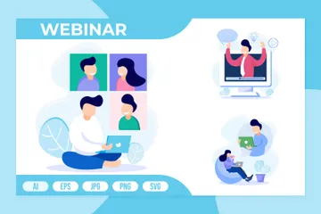 Webinar Illustration Pack