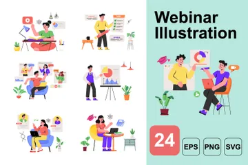 Webinário Pacote de Ilustrações