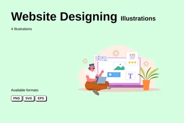 Website Designing Illustration Pack